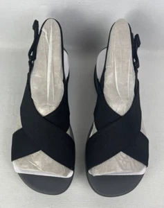Clarks Cloudstepper Black Arla Kaydin Sandals Size  8 M- BRAND NEW - Picture 1 of 7