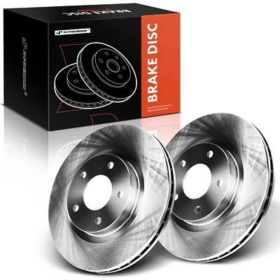 Rotores de freno de disco delanteros para Jeep Compass Patriot 07-17 Dodge Caliber Mitsubishi Foto 1 de 4