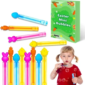 Easter Mini Bubble Wands Party Favors Toys Gifts for Toddlers 20 Pack,Easter Bas - Picture 1 of 12