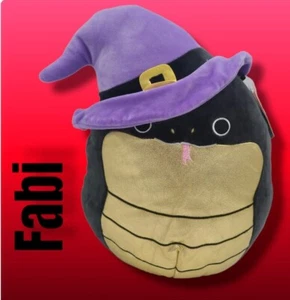 NWT Squishmallows 12” Fabi the Snake Witch Fall Halloween 2022 Purple Hat - Picture 1 of 7