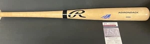 Pete Crow Armstrong Cubs Auto Signed Bat Blonde JSA Witness COA - Picture 1 of 2