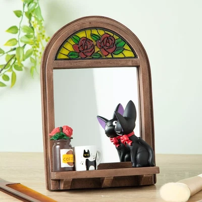Studio Ghibli Kiki’s Delivery Service Jiji Mirror Daydreaming by the Window - Image 1 of 4