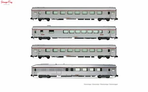 Arnold SNCF TEE Jules Verne Coach Set (4) IV 1:160 Scale, N Scale - Picture 1 of 1