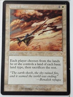 Global Ruin - Invasion - Magic the Gathering MTG Nice! - Image 1 of 3