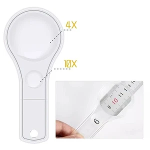 Loupe Acrylique Grossissement x4 et x10 pour Observation Bricolage Electronique - Imagen 1 de 2