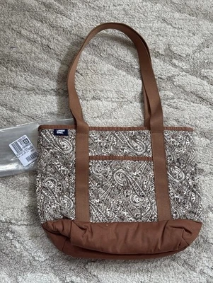 NUEVO Bolso de Mano Sellado Lands End Tamaño Mediano Clásico Acolchado con Cremallera Foto 1 de 4