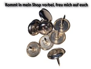 Gleiter Möbelgleiter  30 mm Metall mit Nagel Möbelfüße Stuhlgleiter Untersetzer - Bild 1 von 1
