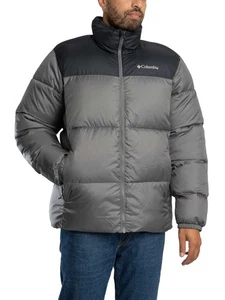 Columbia Men's Puffect III Puffer Jacket, Grey - Picture 1 of 6