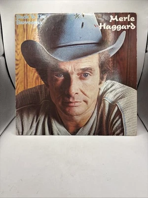 Merle Haggard Back To The Barrooms LP Vinyl Album Record Rock Blues Folk, World, - Image 1 of 4