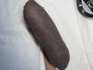 Natural Basalt Stone – 8” x 2.5” Volcanic River Rock Specimen Approx. 1.6 lbs - Picture 1 of 9