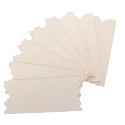  24 Pcs Wood Blanks Plaques for Crafts Unfinished Hanging Sign Decor - Image 1 of 4