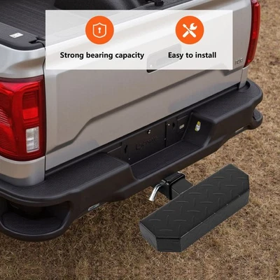 Escalón para enganche de remolque trasero Escalón antideslizante para protección - Imagen 1 de 4