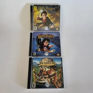 Harry Potter Stein der Weisen/Kammer des Schreckens/Quidditch PC Spiel Konvolut - Bild 1 von 8