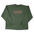 Gear Graphic Print T-Shirt Long Sleeve Kalamazoo College Green Mens Xl