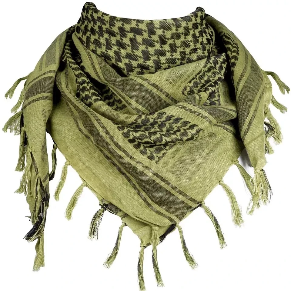 Shemagh Militar Ejército Algodón Árabe Peso Pesado Táctico Desierto Keffiyeh Bufanda - Imagen 1 de 1
