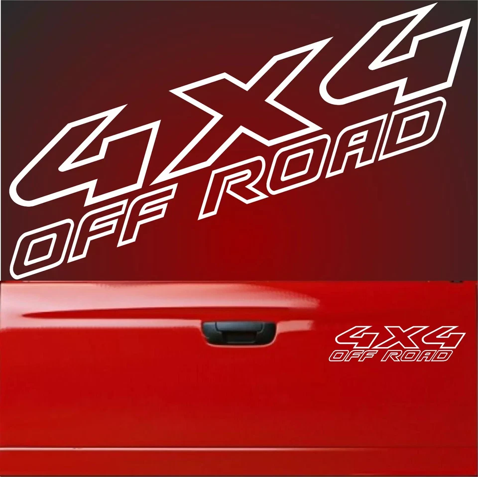 PLOTTI-SHOP 1 Aufkleber 4x4 28x7,5cm Racing Off Road Ranger Pick Up Geländewagen 4 x 4 US