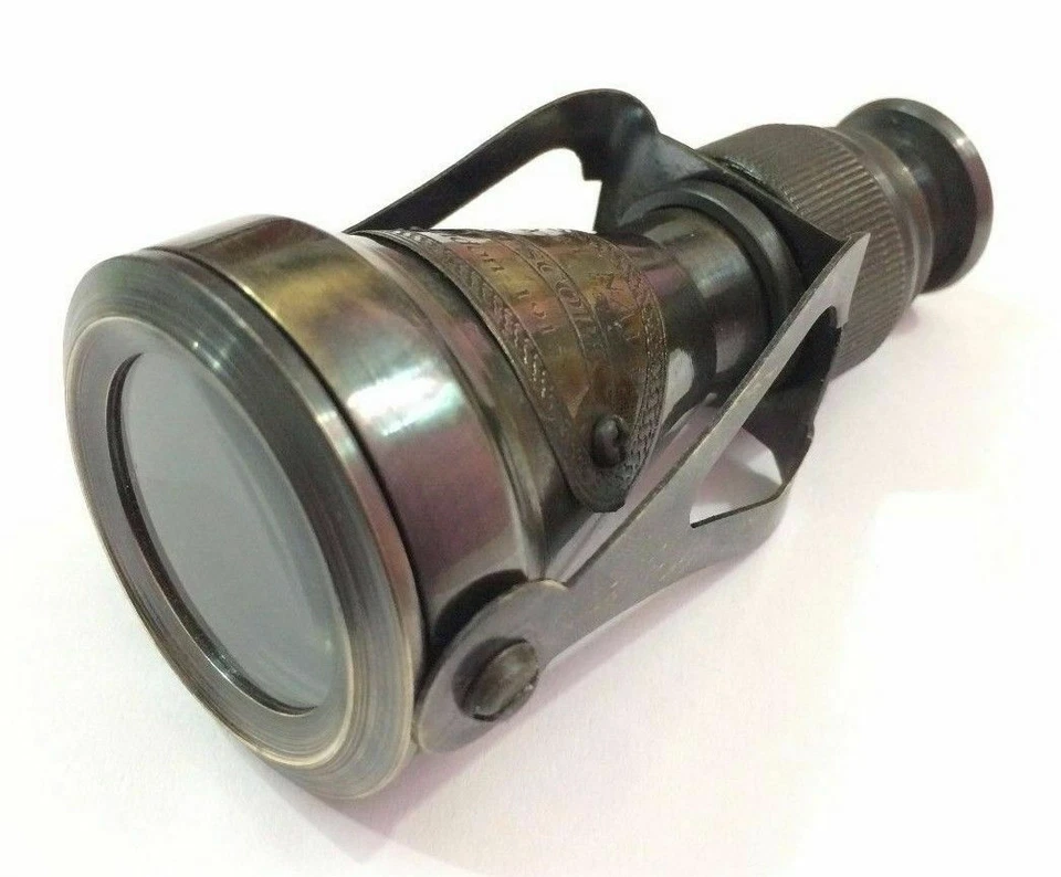 Винтажный ручной работы латуни старинный монокуляр телескоп карман мини телескоп - Изображение 1 из 4