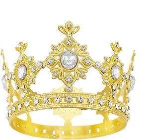 Vintage Crown Cake Topper Queen Princess Cake Photo Party Baby Decor for Wedding - Picture 1 of 4