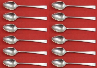 Craftsman by Towle Sterling Silver Demitasse Spoon Set 12 pieces 4 1/2" - Image 1 of 3