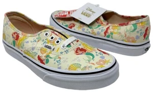 Vans Off The Wall Kids Girls Youth X Disney Little Mermaid Ariel Authentic Shoes - Picture 1 of 6