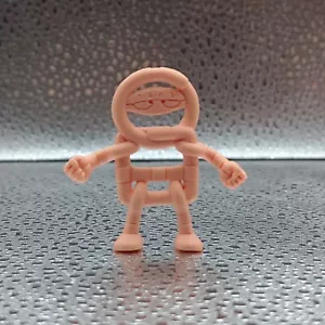 Figura M.U.S.C.L.E Kinnikuman #081 Mindpuzzleman Naranja Pálido Kinkeshi Años 80 - Imagen 1 de 4