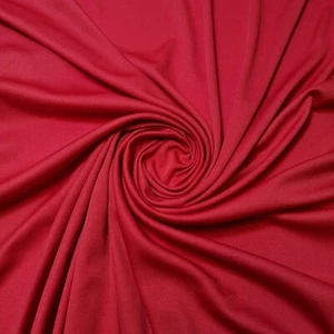 Rojo ITY Material Elástico Vestido Artesanal Disfraz Tela 58" Por Metro - Imagen 1 de 1