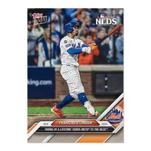 Francisco Lindor NLDS Grand Slam 2024 MLB Topps NOW Card 816 Presale - Picture 1 of 2