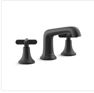 Kohler R29666-3D-BL Matte Black 8” Widespread Bathroom Faucet🔥 - Picture 1 of 1