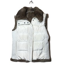 burberry vest womens white