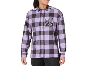 Adidas Five Ten Marca de los Valientes Camisa de Franela Violeta Unisex Mediana - Imagen 1 de 2