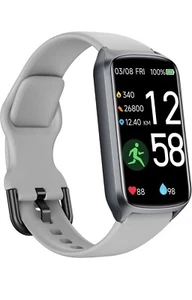 5ATM Fitness Tracker Smart Watch - Heart Rate, Sleep, Blood Oxygen, Steps - Picture 1 of 11