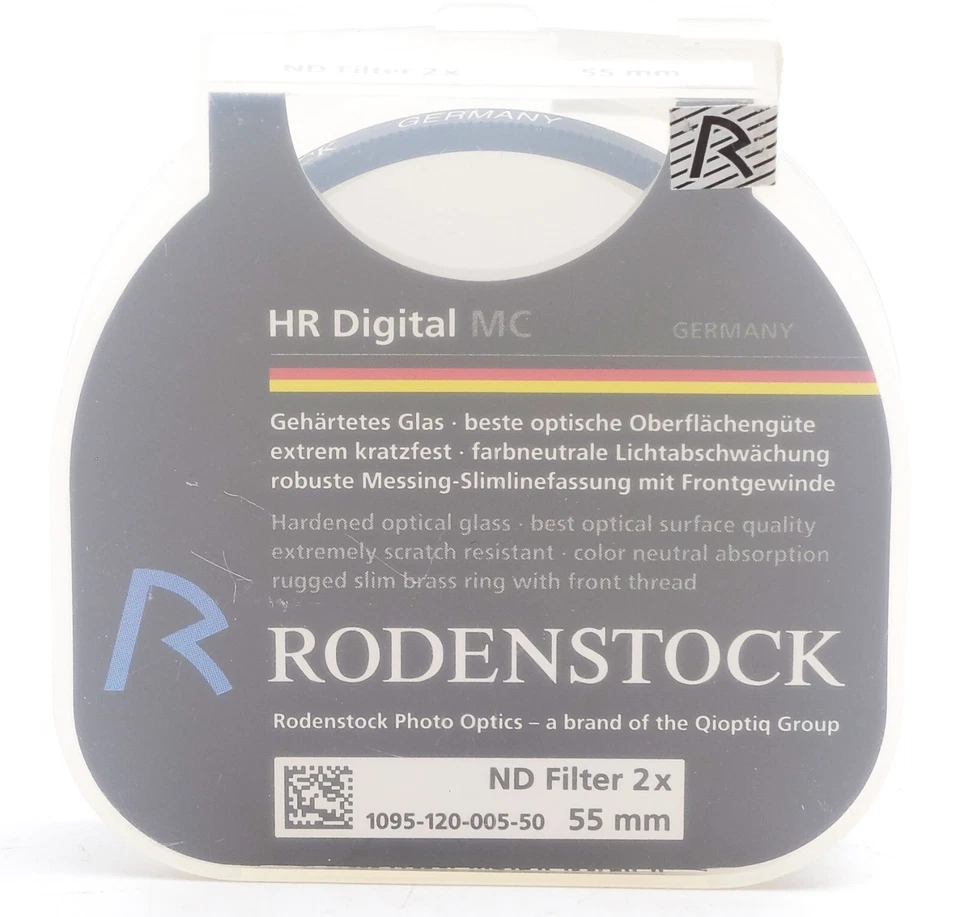 Rodenstock Neutral Density (ND) 1 fstop (x2) 55mm HR  MC Filter NEW OLD STOCK - Image 1 of 2