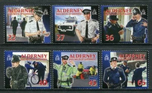 Alderney 2003 / MNH - Yvert - Post 219/224 La Policia. Uniformen (6 Val - Bild 1 von 1