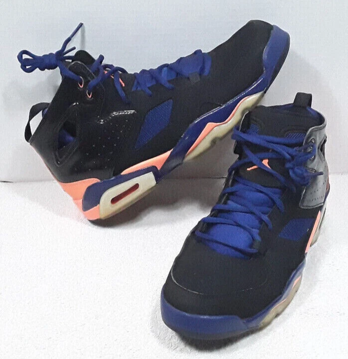 Nike Jordan Flight Club '91 Zapato de Baloncesto Zapatilla Negro Azul 555475-046 Hombres 9 Foto 1 de 4