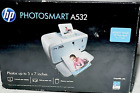 HP Photosmart A532 PORTABLE PRINTER Print  5" x 7"  4" x 6" & panorama SEE BELOW