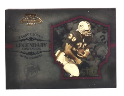 2004 Playoff Contenders LEGENDARY CONTENDERS RED #LC-7 LARRY CSONKA 243/750 HOF - Image 1 of 2