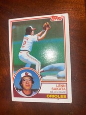 1983 Lenn Sakata card# 319