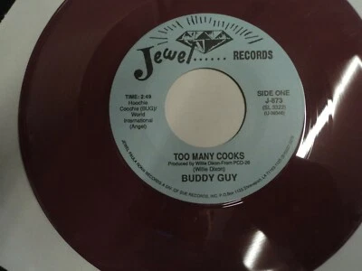 Buddy Guy / Jesse Fortune - Too Many Cooks - 7" Purple Vinyl 45 US Jewel J-873 - Image 1 of 2