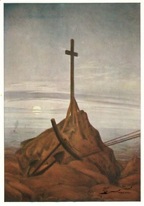 Postal: Caspar David Friedrich - La Cruz junto al mar - Imagen 1 de 1
