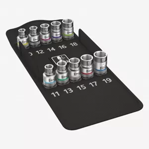 Juego de enchufes Zyklop Wera 004203 con función de retención accionamiento métrico de 1/2" - Imagen 1 de 1
