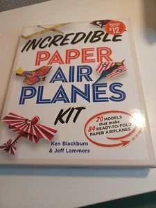 Incredible Paper Airplanes Kit - Blackburn & JLammers Not Sealed But Looks Good - Picture 1 of 7