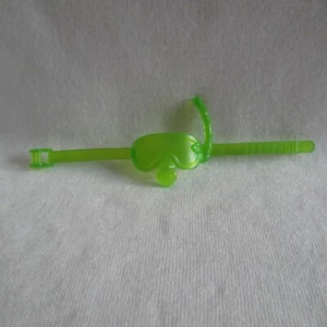 NEW 2022 Barbie Sister Chelsea The Lost Doll Green Snorkel Scuba Mask Beach Swim - Picture 1 of 1