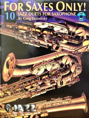 For Saxes Only! 10 Jazz Duets for Saxophone - with CD - Image 1 of 4