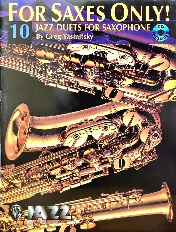 For Saxes Only! 10 Jazz Duets for Saxophone - with CD - Image 1 of 4