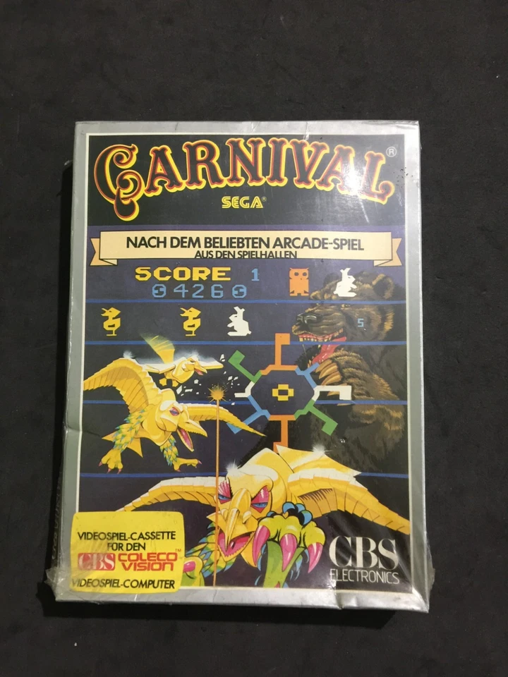 Never CARNIVAL French CBS version game for Colecovision RARE Complete #J11
