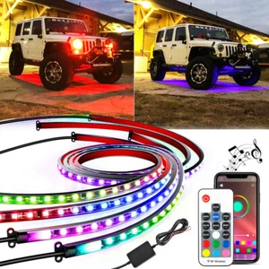 Tira de luces LED de neón multicolor RGB bajo brillo APP para Jeep Grand Cherokee SRT8 - Imagen 1 de 11