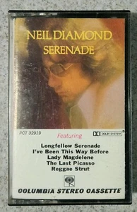 Vintage - Neil Diamond "Serenade" 1974 Cassette - Great Condition & Free Ship! - Picture 1 of 3