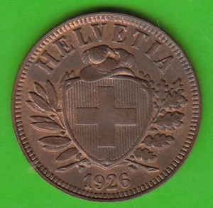 Schweiz 2 Rappen 1926 besser als vz selten nswleipzig - Picture 1 of 2