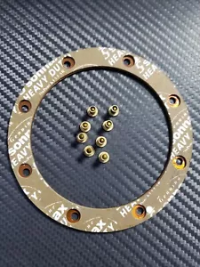 HARLEY DAVIDSON BACKPLATE W/ RIVETS PART # 095762KT FR HD BIG TWIN - Picture 1 of 2