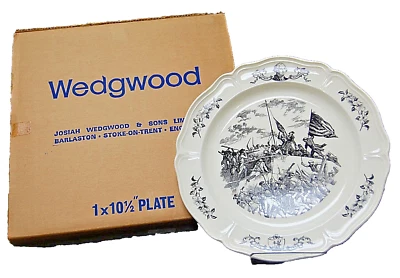 Placa Wedgwood Virginia 200 aniversario 10º estado 1976 en caja S6952 Foto 1 de 4